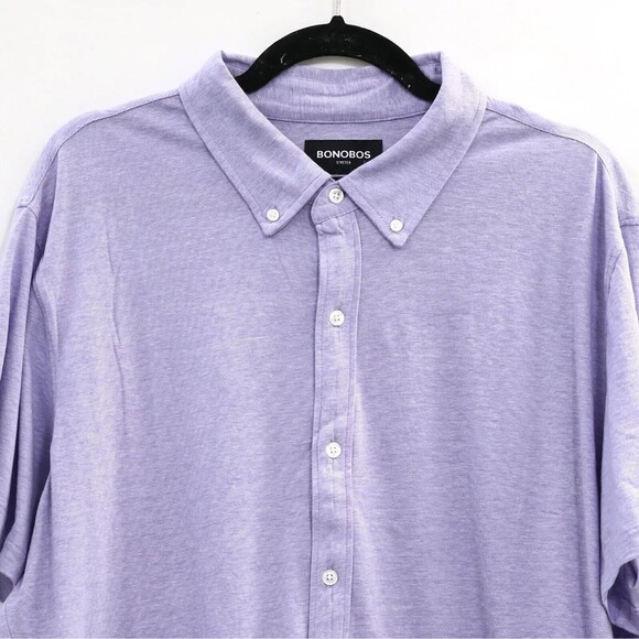 Bonobos Jersey Everyday Men's Shirt Button-down Striped Slim Fit XXL NEW 273361 - Picture 2 of 5